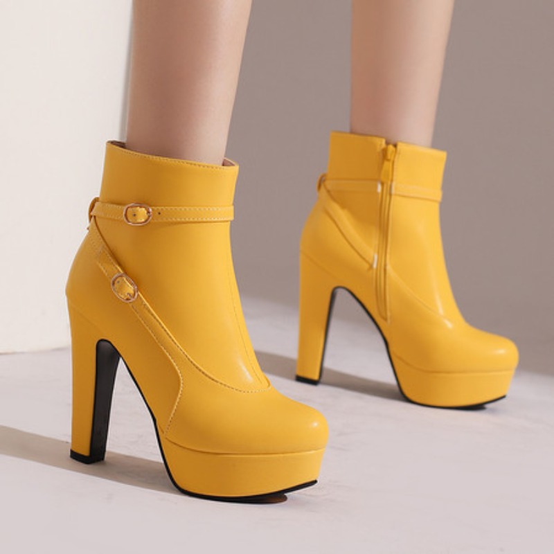 Ethnic Fashion For Women - Fashion Platform Boots Women Sexy Rivets