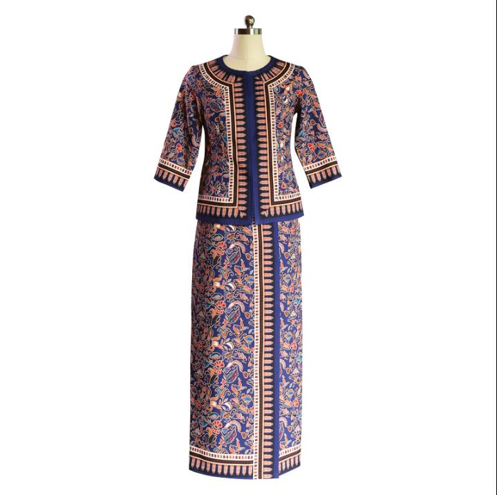 Batik Sarong Wrap - Singapore Airlines Flight Attendant Dress Southeast
