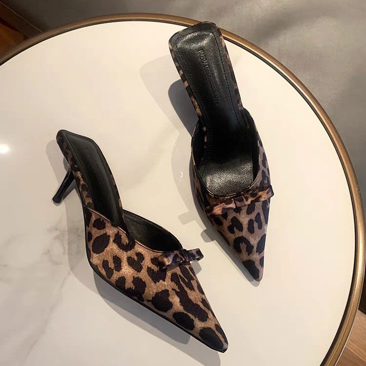 women's leopard-print pointed  - Ethnic Fashion For Women review and price