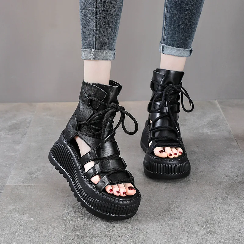 8CM Ethnic Cow Genuine Leather - Ethnic Fashion Style review and price