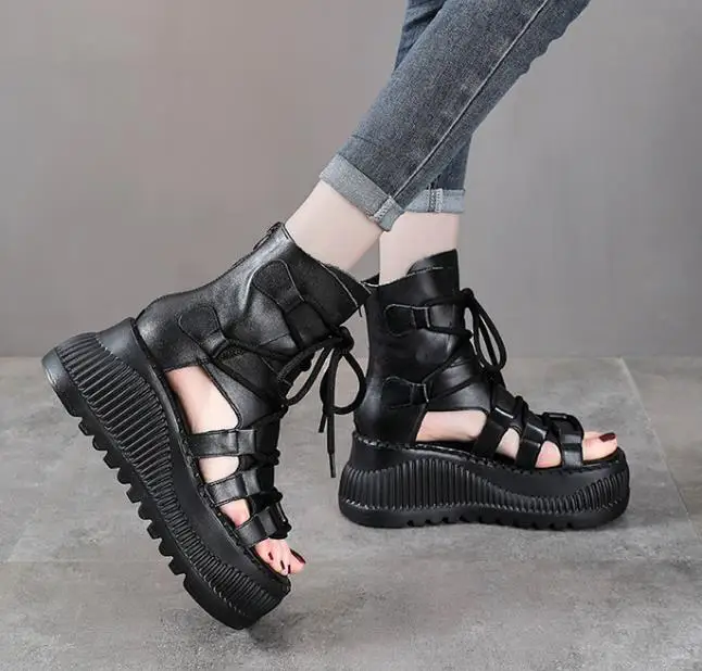 8CM Ethnic Cow Genuine Leather - Ethnic Fashion Style review and price