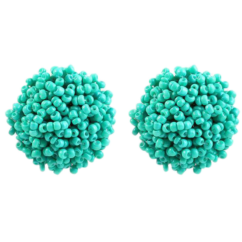 Multicolor Resin Beaded Earrin - Ethnic Fashion Wear For Women review and price