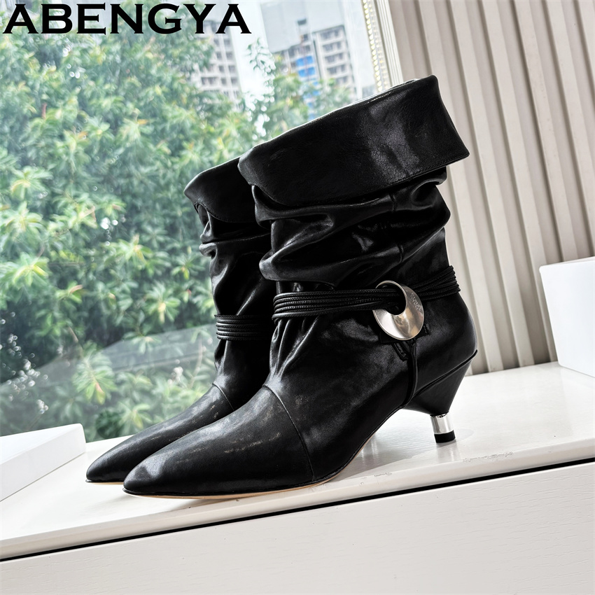 Pointy Toe Kitten Heels Ankle  - Ethnic Fashion Week review and price