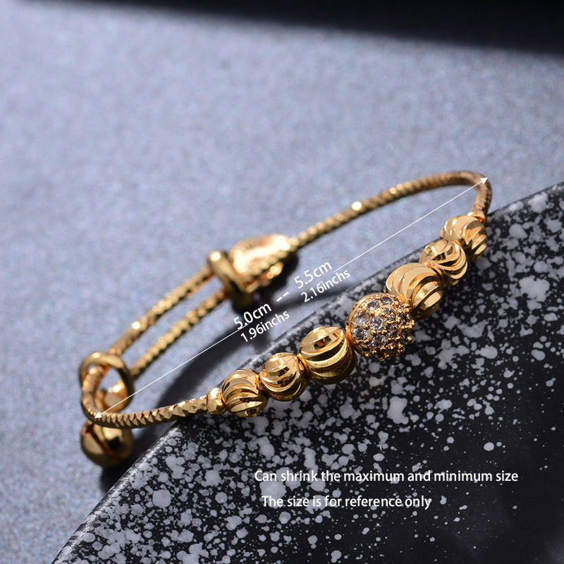 24K 4pcs Ethnic Bead Gold Colo - Ethnic Fashion Dubai review and price