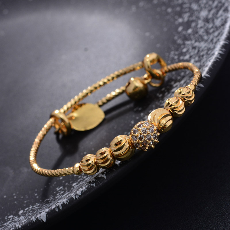 24K 4pcs Ethnic Bead Gold Colo - Ethnic Fashion Dubai review and price
