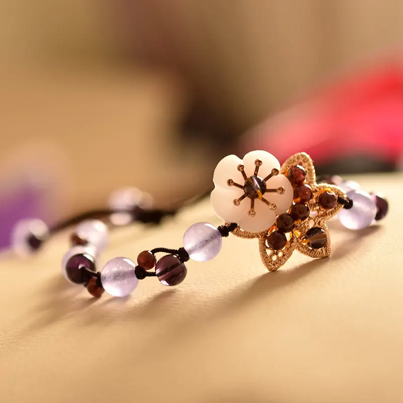 Chinese Crystal Mori Bracelet  - Ethnic Fashion Girls review and price