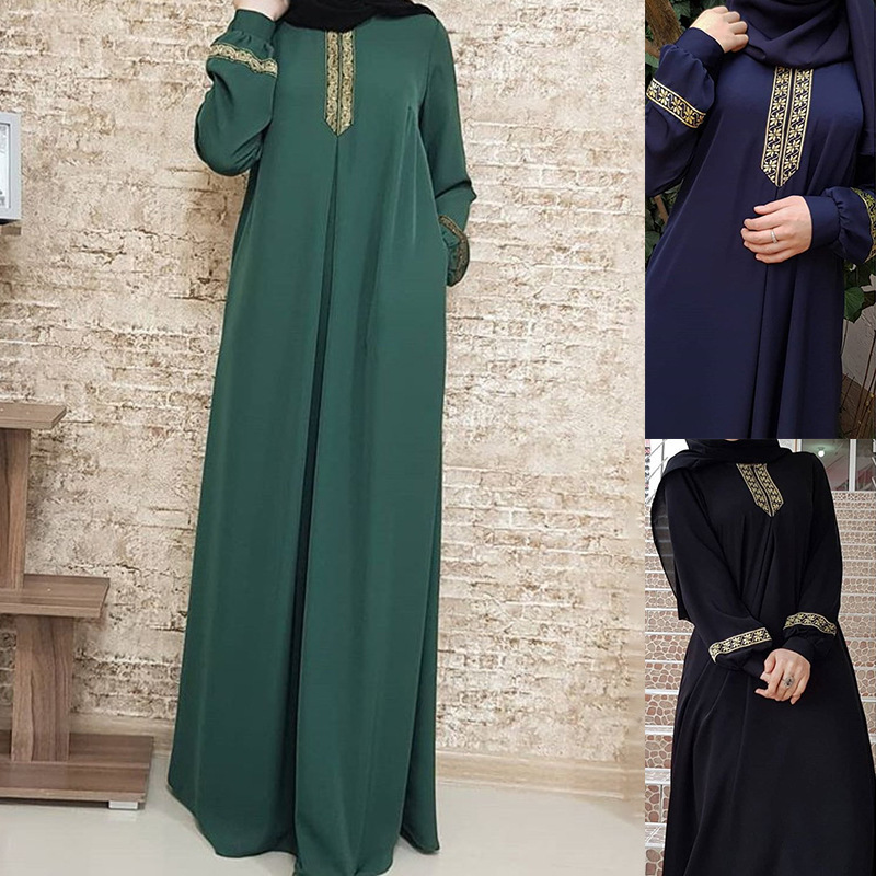 Muslim Ethnic Style Print Abay - Ethnic Fashion Dubai review and price