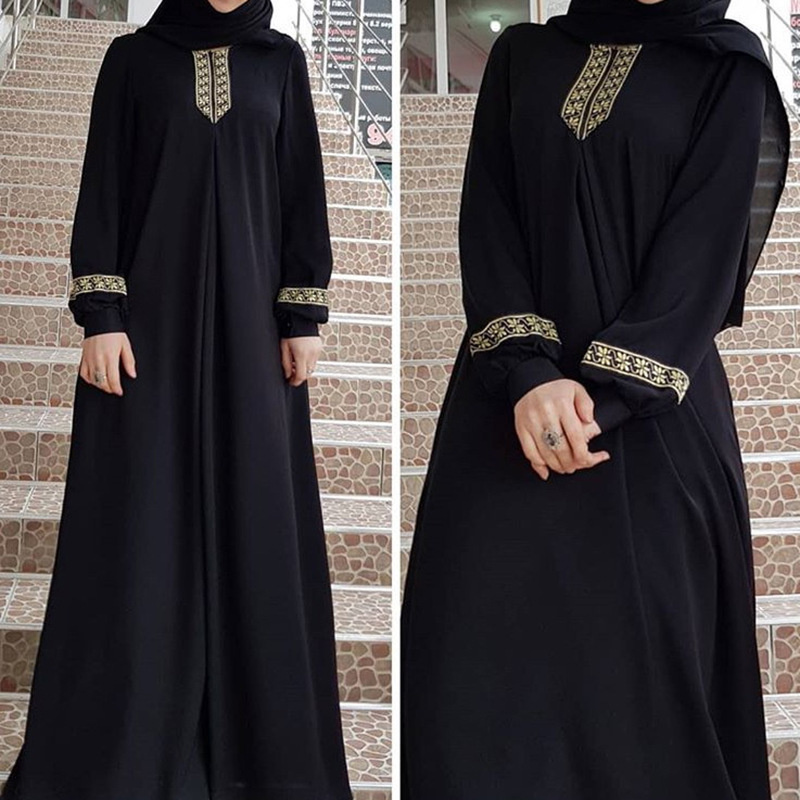Muslim Ethnic Style Print Abay - Ethnic Fashion Dubai review and price