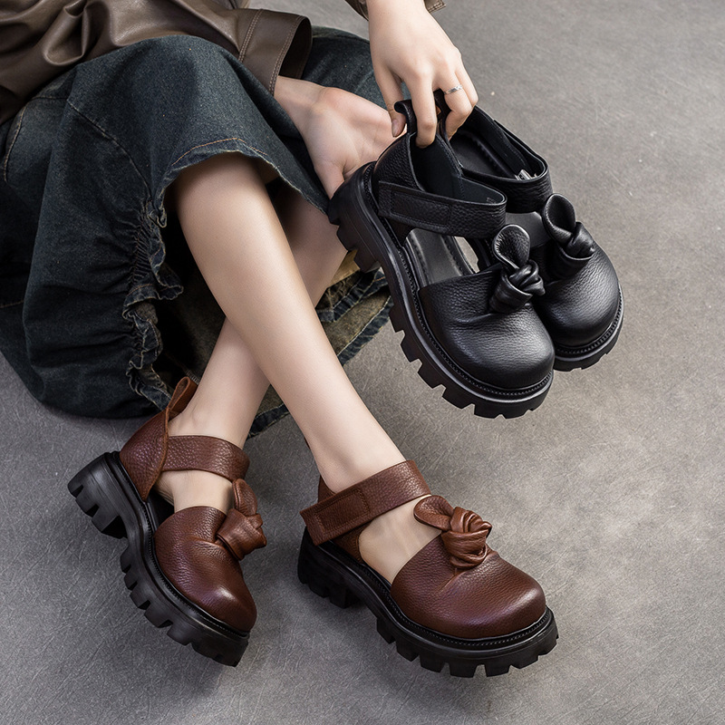 5cm Ethnic Knot Platform Wedge - Ethnic Fashion For Women review and price