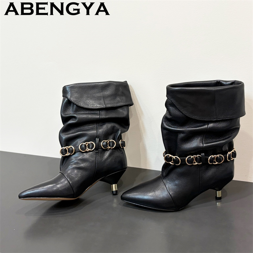 Quality Real Leather Kitten He - Ethnic Fashion Week review and price