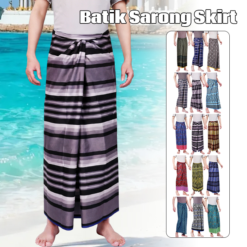 Men Women Batik Sarong Skirt E - Batik Sarong Wrap review and price