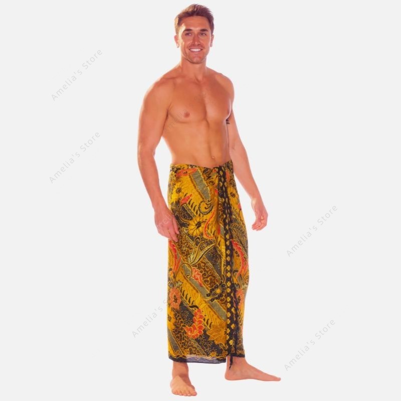 Sarongs Mens Sarong with Tradi - Batik Sarong Wrap review and price