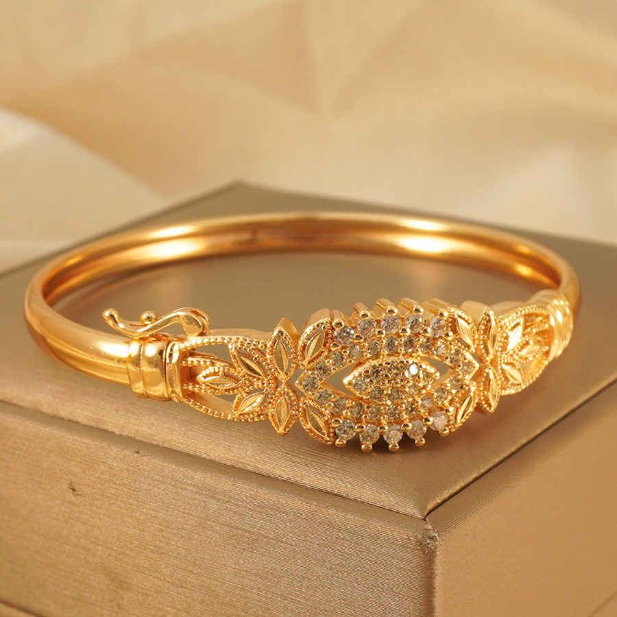 1Pcs Dubai Flower Zirconium In - Ethnic Fashion Dubai review and price