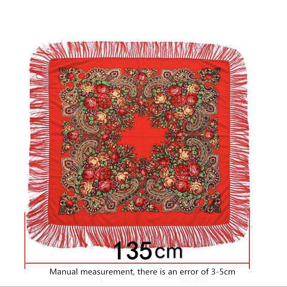 135*135cm Women Russian Style  - Ethnic Fashion Style review and price