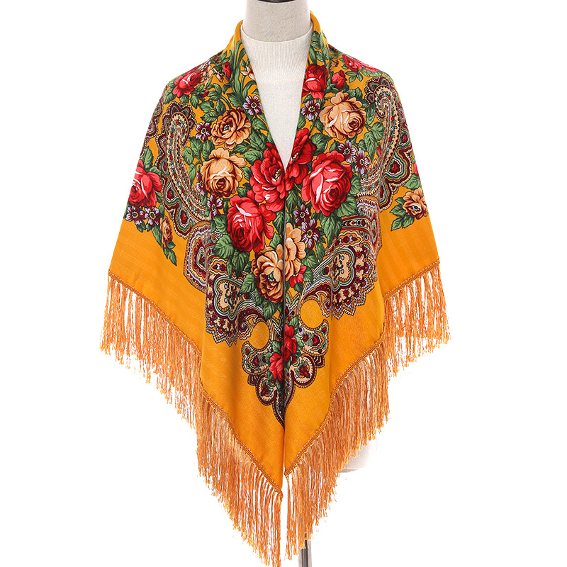 135*135cm Women Russian Style  - Ethnic Fashion Style review and price