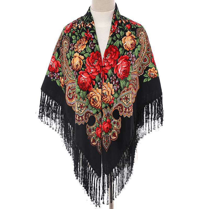 135*135cm Women Russian Style  - Ethnic Fashion Style review and price