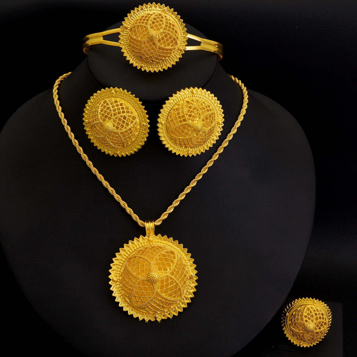 Africa Dubai Golden Color Jewe - Ethnic Fashion Dubai review and price