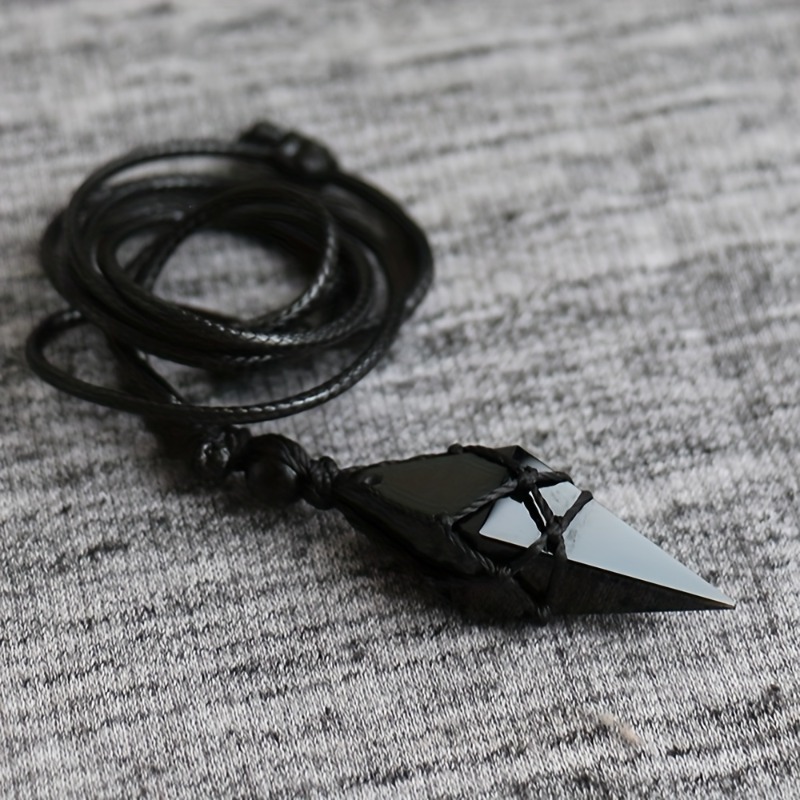 Black Obsidian Arrowhead Cryst - Ethnic Fashion Wear For Women review and price