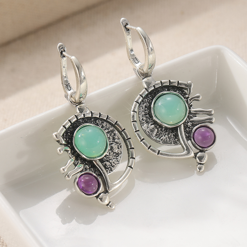 Ethnic Silver Color Inlaid Gre - Ethnic Fashion Wear For Women review and price