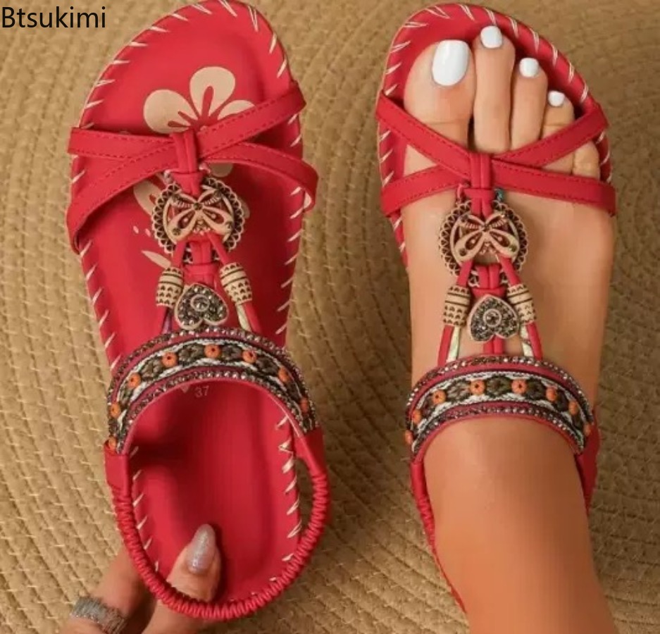 Women Bohemian Sandals Outdoor - Ethnic Fashion For Women review and price