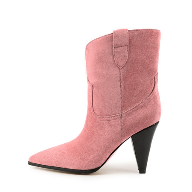 Bicolor Spike Heels Pull On Fa - Ethnic Fashion Style review and price